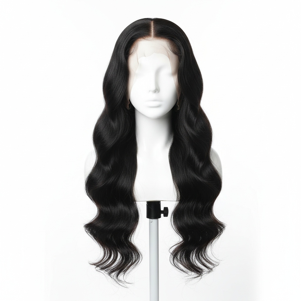100% Human Hair Lace Front Body Wave Wig