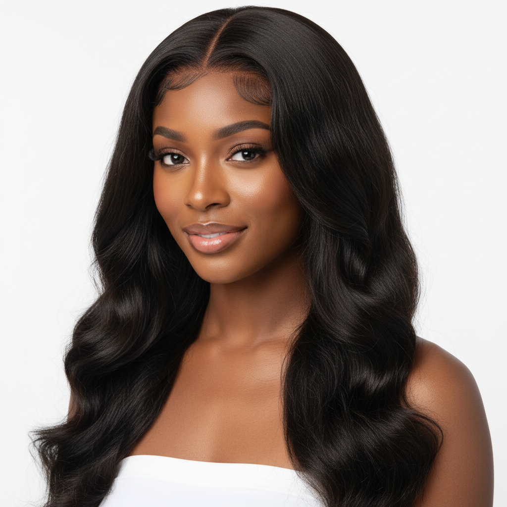 100% Human Hair Lace Front Body Wave Wig